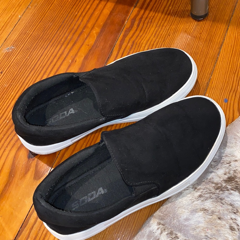 ⚡️black platform soda shoes !